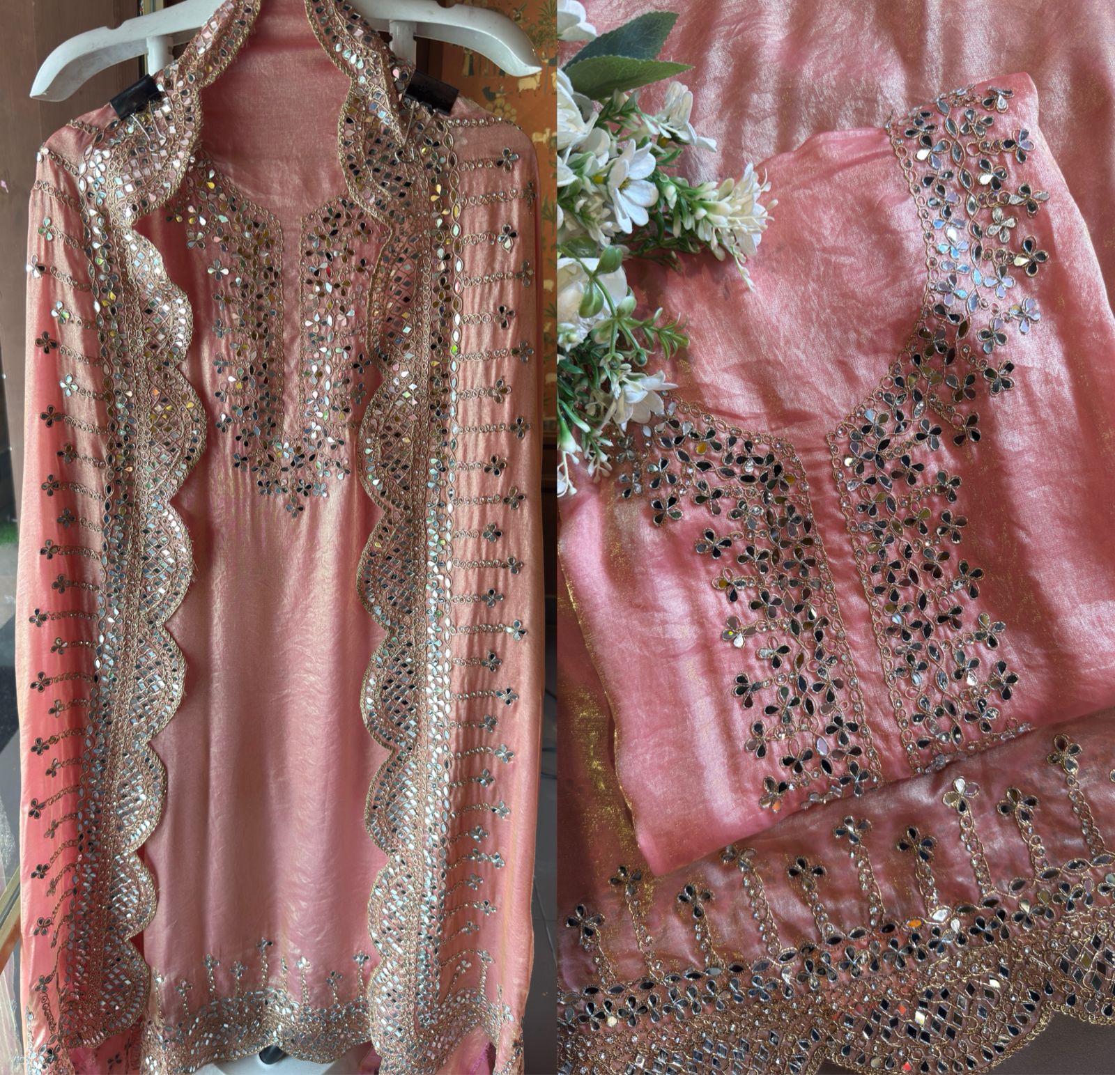 Pure glass tissue shirt